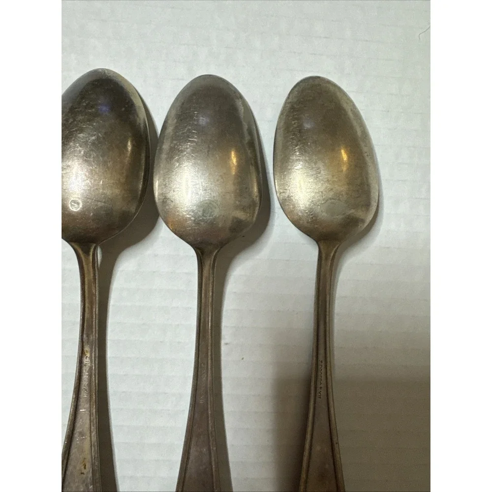 International Stainless‎ KENSINGTON Oval Soup Spoons Set of 3